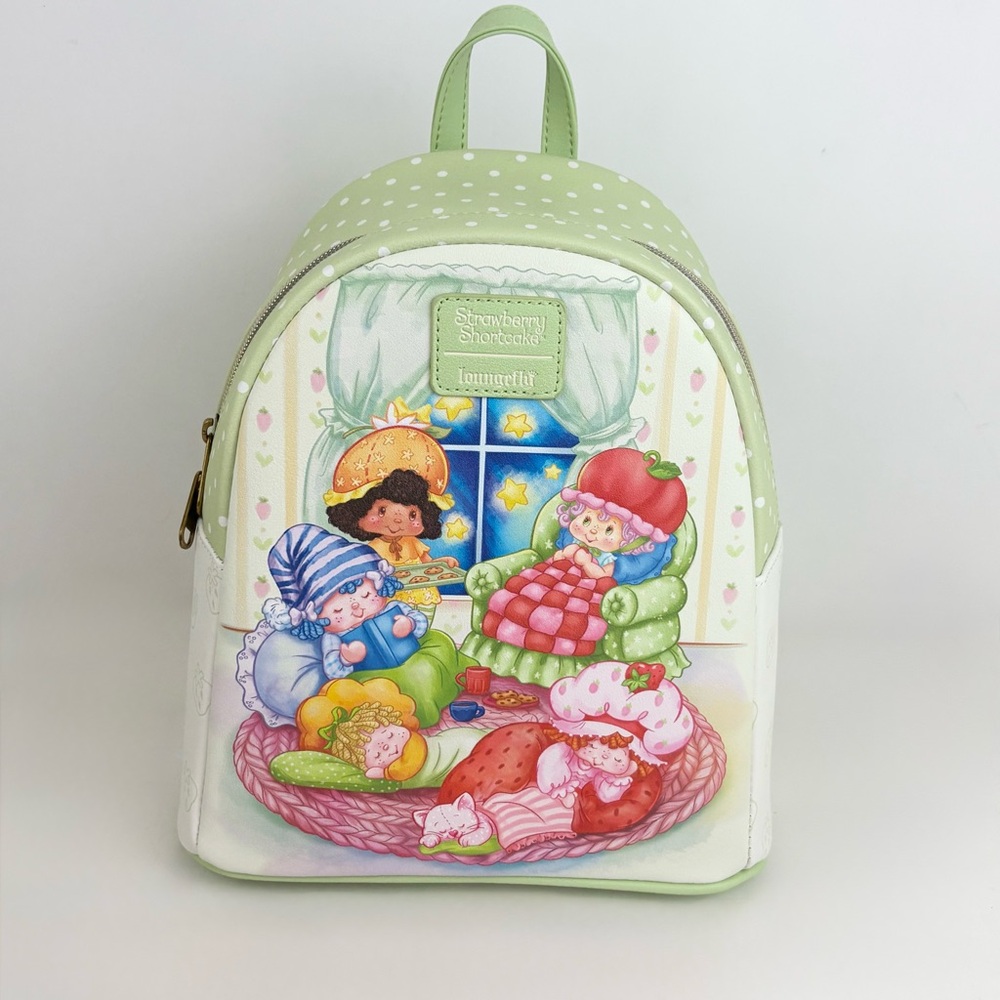 Loungefly Strawberry Shortcake Slumber Party Mini Backpack New With Tags
